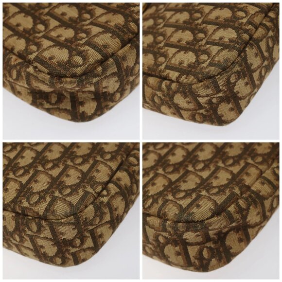 Christian Dior Trotter Canvas Shoulder Bag Brown Auth EC573 - Picture 16 of 16